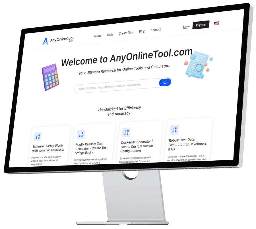 AnyOnlineTool Website Screenshot